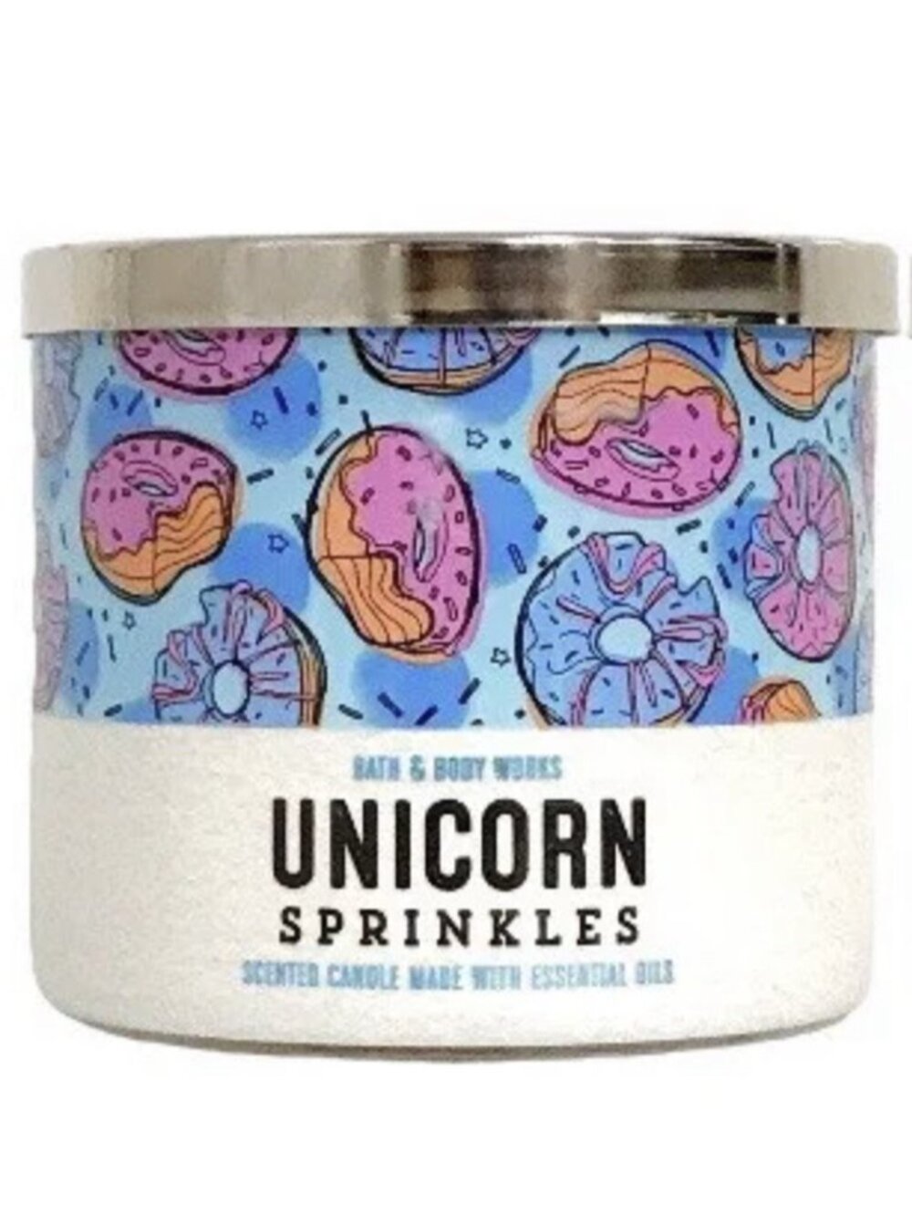 Unicorn Sprinkles Candle